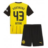 Maglia Calcio Borussia Dortmund Jamie Bynoe-Gittens #43 Prima Divisa Bambino 2024-25 Manica Corta (+ pantaloncini)